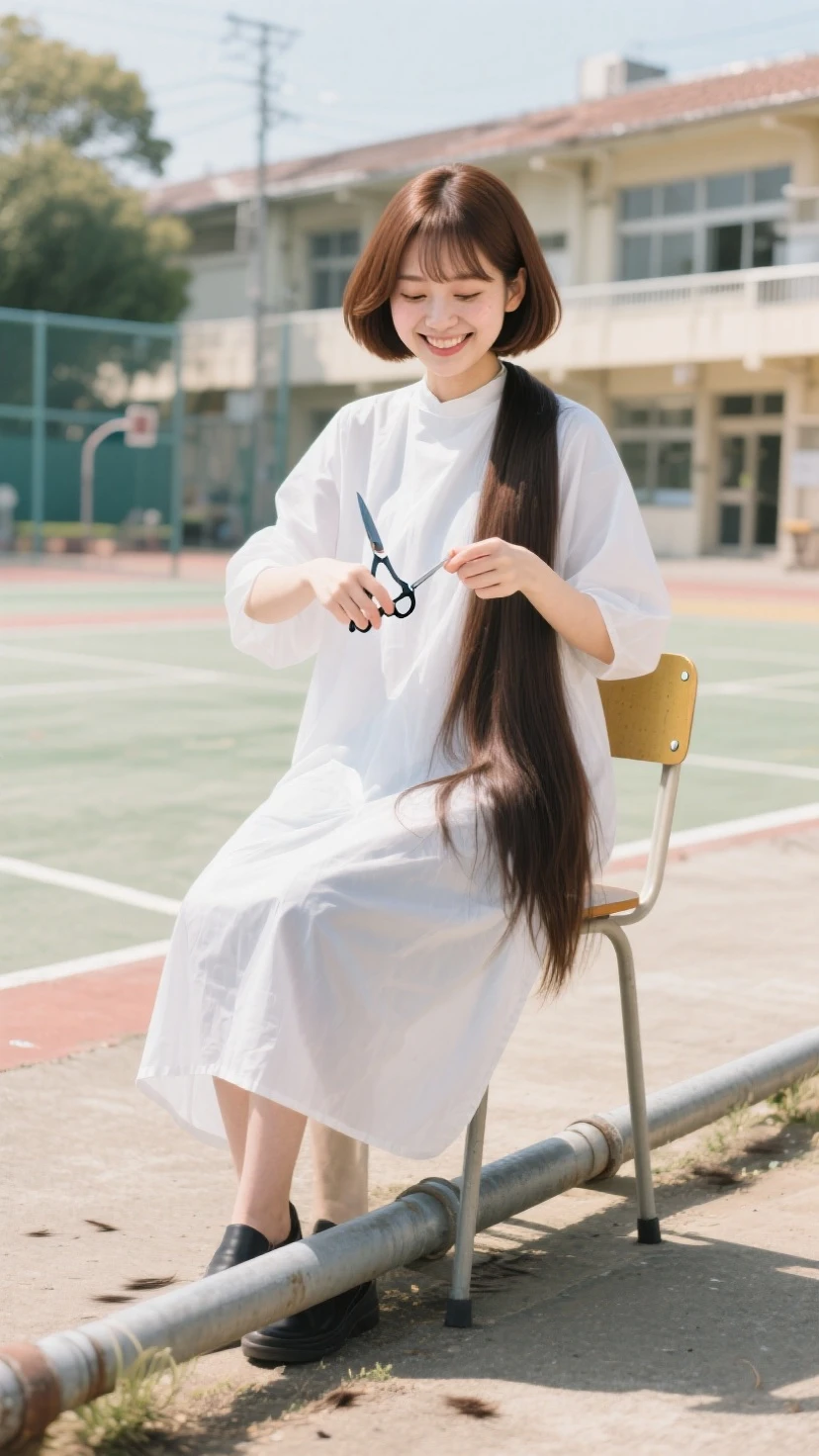 (8k、RAW Photos、highest quality、masterpiece:1.2)、(Realistic、Realistic)、1 girl、((Black Bikini、Frills、Large Breasts、View from the front、stage、Kneeling))、Lots of eyelashes、Glowing eyelids、skeletally correct