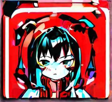 Naked cheerleader , yawning with eyes closed , bun hair style , with black tiny demon horns, wearing necklace, on bed, kneeling with butts up, having sex