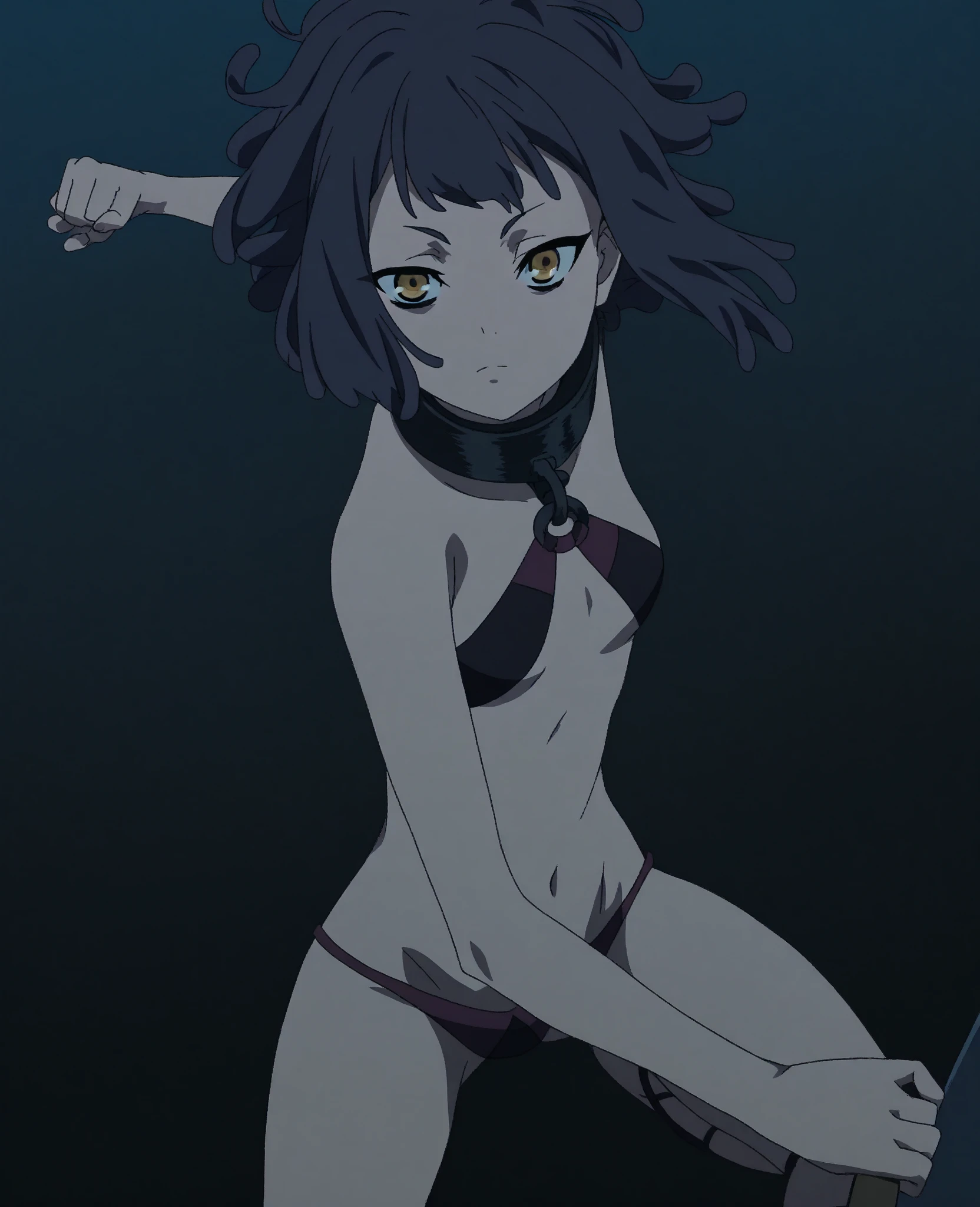 Menina anime com cabelo azul e colete vermelho com olhos azuis, estilo anime 4K, Standing dancing, Anime Art Wallpaper 8K, arte de anime digital detalhada, badass anime 8 k, arte de anime digital, Anime Art Wallpaper 4K, Anime Art Wallpaper 4K, arte digital estilo anime, estilo anime. 8k, Papel de parede anime 4k, Anime Wallpaper 4k, 4k anime wallpapers