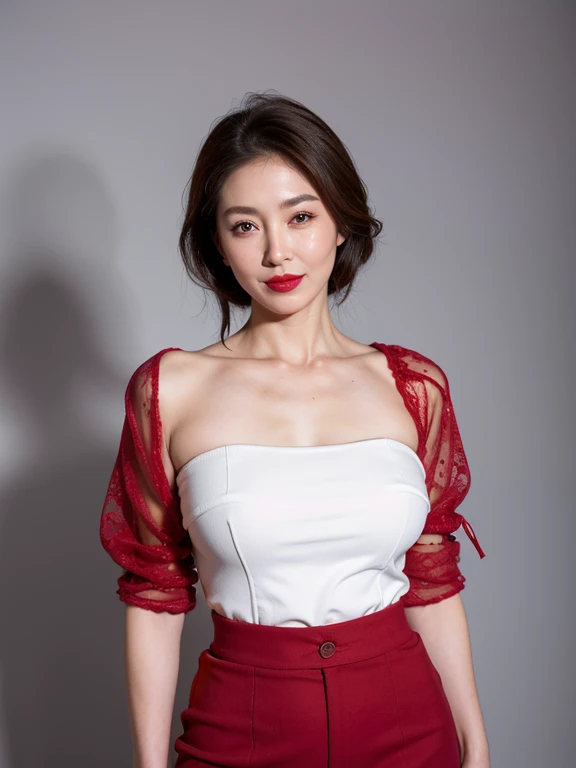 Cuffed,BDSM,Slave,rubber,Red corset,Red collar,,((top-quality、8k、masterpiece:1.3))、Crisp focus:1.2、Beautiful woman with perfect body shape:1.4、Slender Abs:1.2、a wet body:1.5、Highly detailed facial and skin texture、A detailed eye、double eyelid、Blonde berry shorthair,NSFW:1.5,Japanese Models,20 year old girl、Similar to Keiko Kitagawa