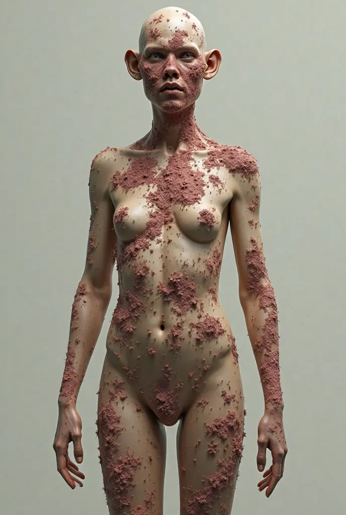 8K, photorealistic, photo of a 30 years old woman at the strip mall, with age-appropriate wrinkles, completely naked, pubic hair, standing, perfectly-centered, cowboy shot,