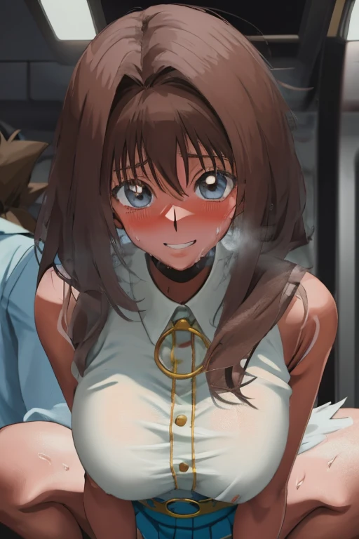 [best quality, masterpiece:5]  (upper body:1.5),1girl, embarrassed, blush, annoyed, looking at viewer, (nude:1.5), big breasts, long hair, red hair, red eyes, white hairband, solo, uncensored, puffy nipples <lora:celica:1> <lora:ArsEmbarrassed-t5:0.7> <lora:Feovatest2:0.8>