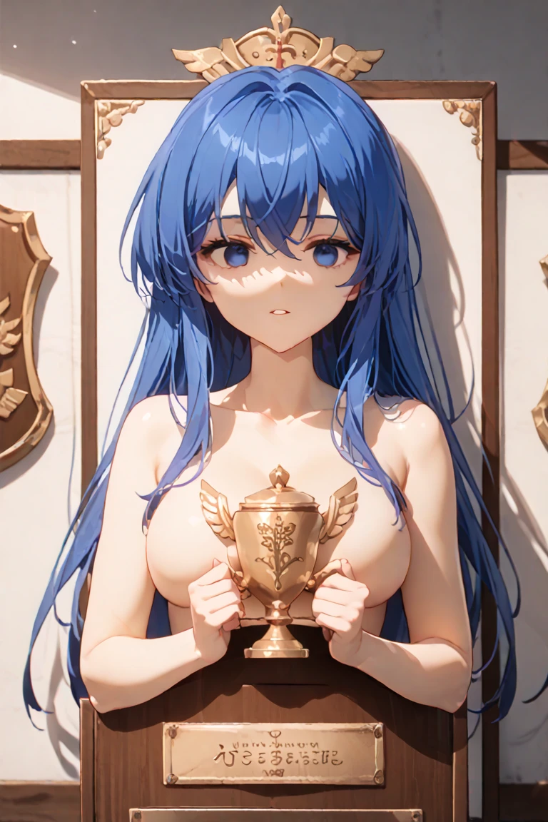 Highest quality、Ultra-high quality、woman、high school student、short hair、Completely naked、Green Eyes、Star Eyes、White stars in both eyes、Large Breasts、Nipples、woman器、smile、Water gets all over your body、Nipplesが勃起する、Love hotel bedroom