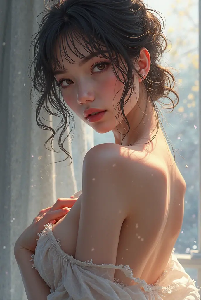 Estrus、I can see the pussy！Sexy pose、、Drooling、Sweat、Ahegao、slender、transformation、Japanese、chest！Real、Realistic、Color photography