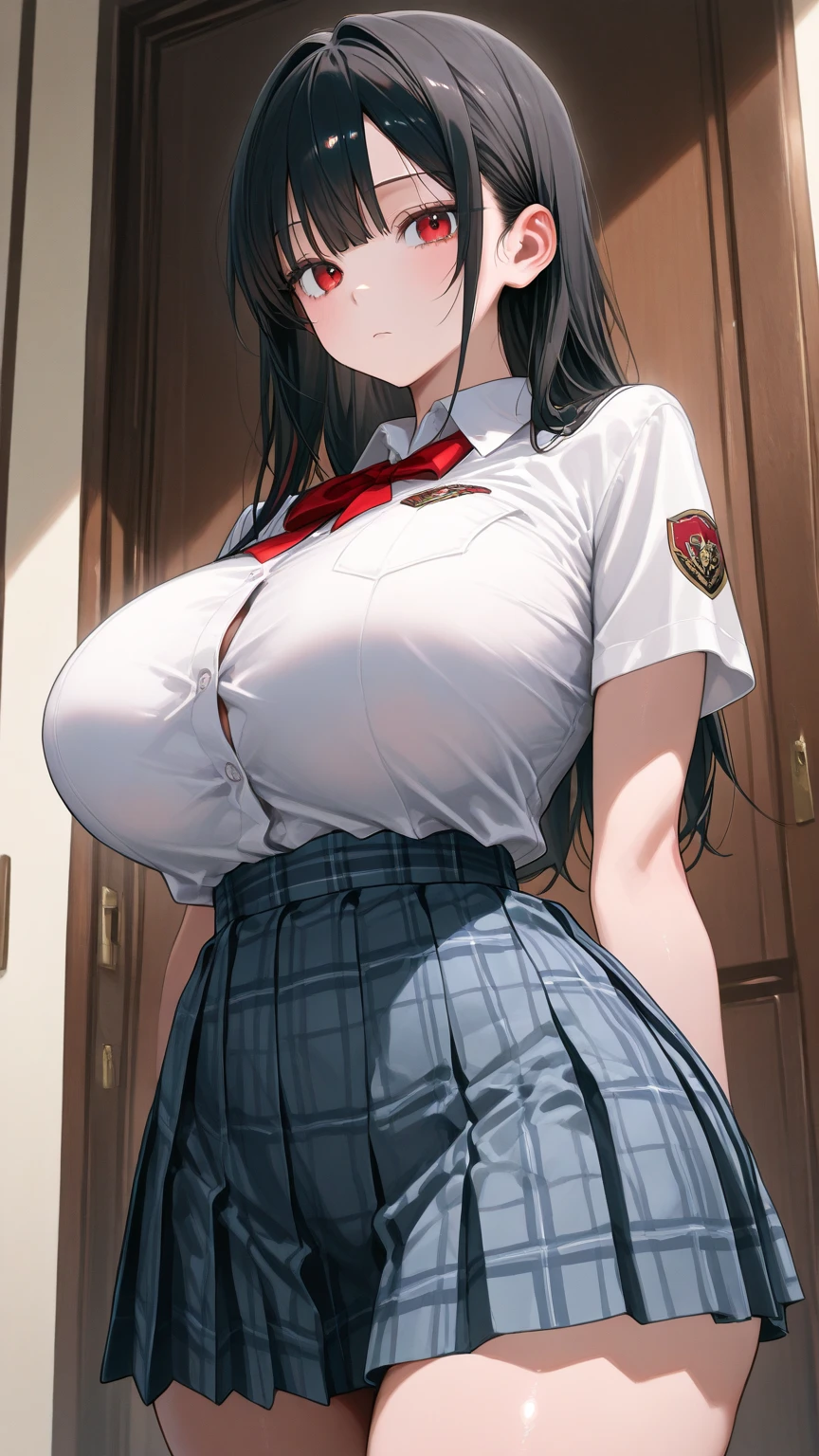 masterpiece, best quality, highres, large breasts, huge breast, enormous breasts, huge tits, NSFW, sensual scene,