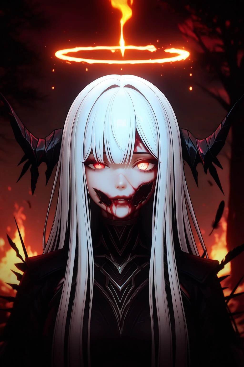 masterpiece, best quality, high quality,(a dark shapeless creature with a dark red glow and red eyes and surrounded by darkness:1.2), (darkness:1.2), abstraction, abyssopelagic, award winning photography, Depth of Field, HDR, extremely detailed, trending on artstation, trending on CGsociety, Intricate, High Detail,