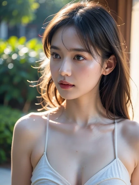8K, Ultra-high resolution, Highest quality, masterpiece, 三分割法によるphotograph,Surreal, photograph, 1 Girl, (16 years old:1.3), pretty girl, Cute face, Beautiful eyes in every detail, 細かくdetailedに,masterpiece,One Girl:1.2, Japan Female Announcer, full body,athletic,Bob with bangs,shiny hair,glaring,bikini,High leg cut,Full of sex appeal,Beautiful leg line beauty,Looking at the audience、beauty、(((Ideal body type))),A cup small breasts :2,、Portraiture:2、Perfect Anatomy、鮮明なdetailed、detailed、Surreal、Light and shadow,Strong light