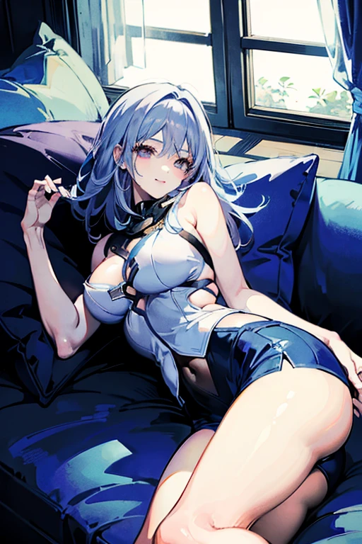 There was a woman sitting on a bench wearing a tie,Surreal schoolgirl,Surreal schoolgirl,Realistic schoolgirl,Cyber schoolgirl,seductive anime girls,photorealistic anime girl rendering,cute female student,Anime girl role play,attractive anime girls,female student,Beautiful Anime High School Girls,White-haired Tifa Lockhart,Realistic young anime girl,tmasterpiece,Hyperdeformity,full bodyesbian: 1.2, 超A high resolution, RAW photos, tmasterpiece, Hyper-detailing, 8K, yes, full details hair, A high resolution, best quailty, 超A high resolution, Ultra-detailed face and eyes, (realisticlying:1.4), looking looking at viewer, ssmile, lovly, (Ray traching:1.4), (the Long legs:1.4), hbest quality, tmasterpiece, big cuvy hips,Bigboobs,oral sexy,Super sexy,Get wet,wear a swimsuiti , Full details, beatifull, ((Very detailed hair)) , (((18-year-old f))), Thin lips, largeeyes, High ISO, seductiv, blue eyess , Slim waistline, 8K, 16k, High ISO, --auto