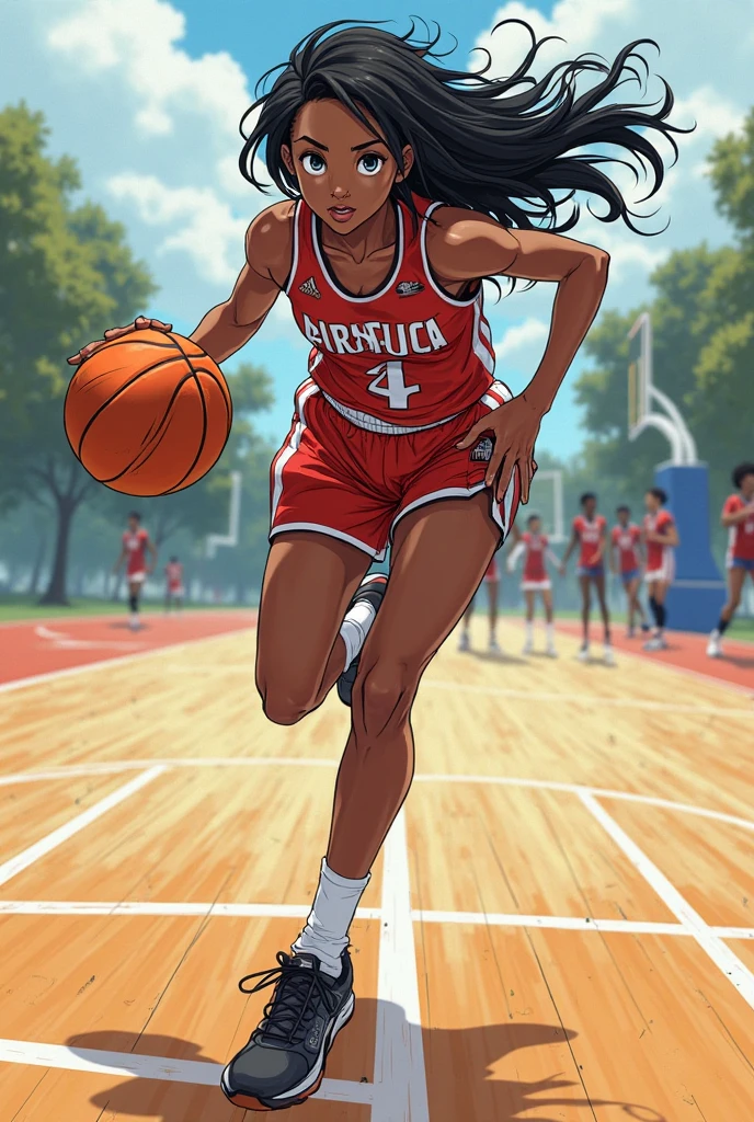 (Best Quality, masutepiece),ultra detailed photographic,1girl in, Female tennis athlete ,fluttering skirt,Large breasts,nice legs,At the tennis venue,Detailed beautiful face,Beautiful eyes,detailed hairs,detailed clothes,Detailed realistic skin,Cool,Dynamic Angle,