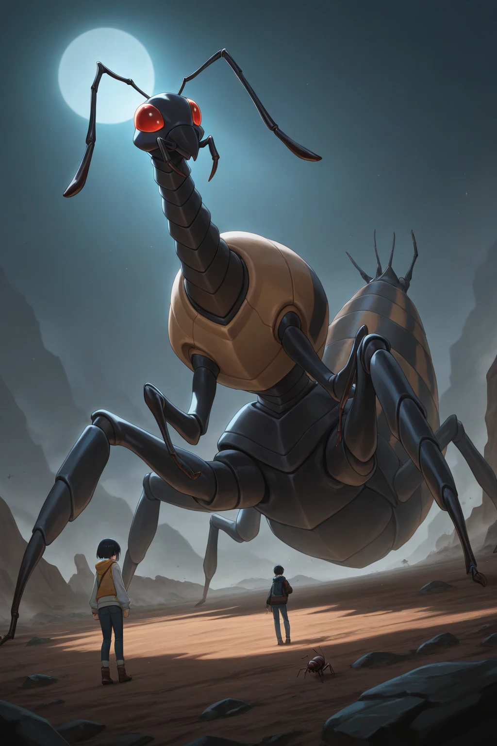 From the point of view of the ants baby flies her best friend also flies but is afraid 