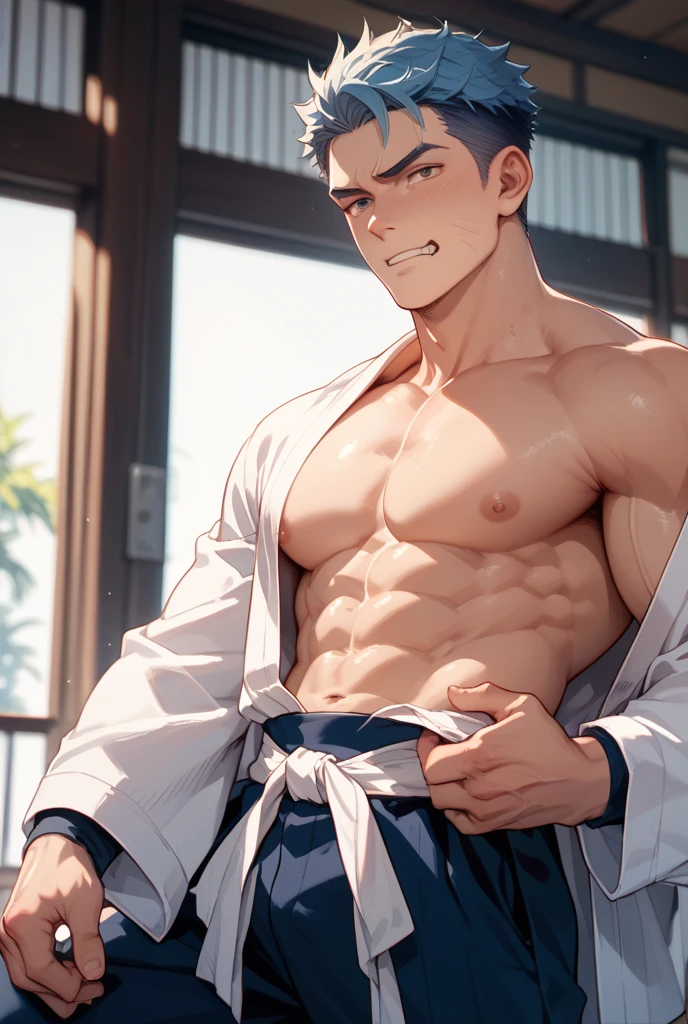 a close up of a man in a white underwear posing for a picture, Shirtless :: High detail, Muscular!!, Super buff and cool, Muscular male, Muscular body, fairly muscular, Beef Cake Pose, Muscular!!!, Muscular!, sexy muscular body, muscular male hero, Muscular thighs, gigachad muscular, mid-shot of a hunky, muscular character, musculous