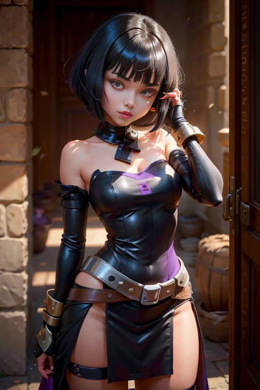 (masterpiece:1.2, best quality:1.2, beautiful, high quality, highres:1.1, aesthetic), detailed, extremely detailed, ambient soft lighting, 4K, perfect eyes, perfect face, perfect lighting, 1girl, solo, huge breasts, huge thighs, narrow waist, wide hips, thick thighs, curvy, standing, looking at viewer, facing viewer, ryne, hair ribbon, white dress, thigh boots, white desert,