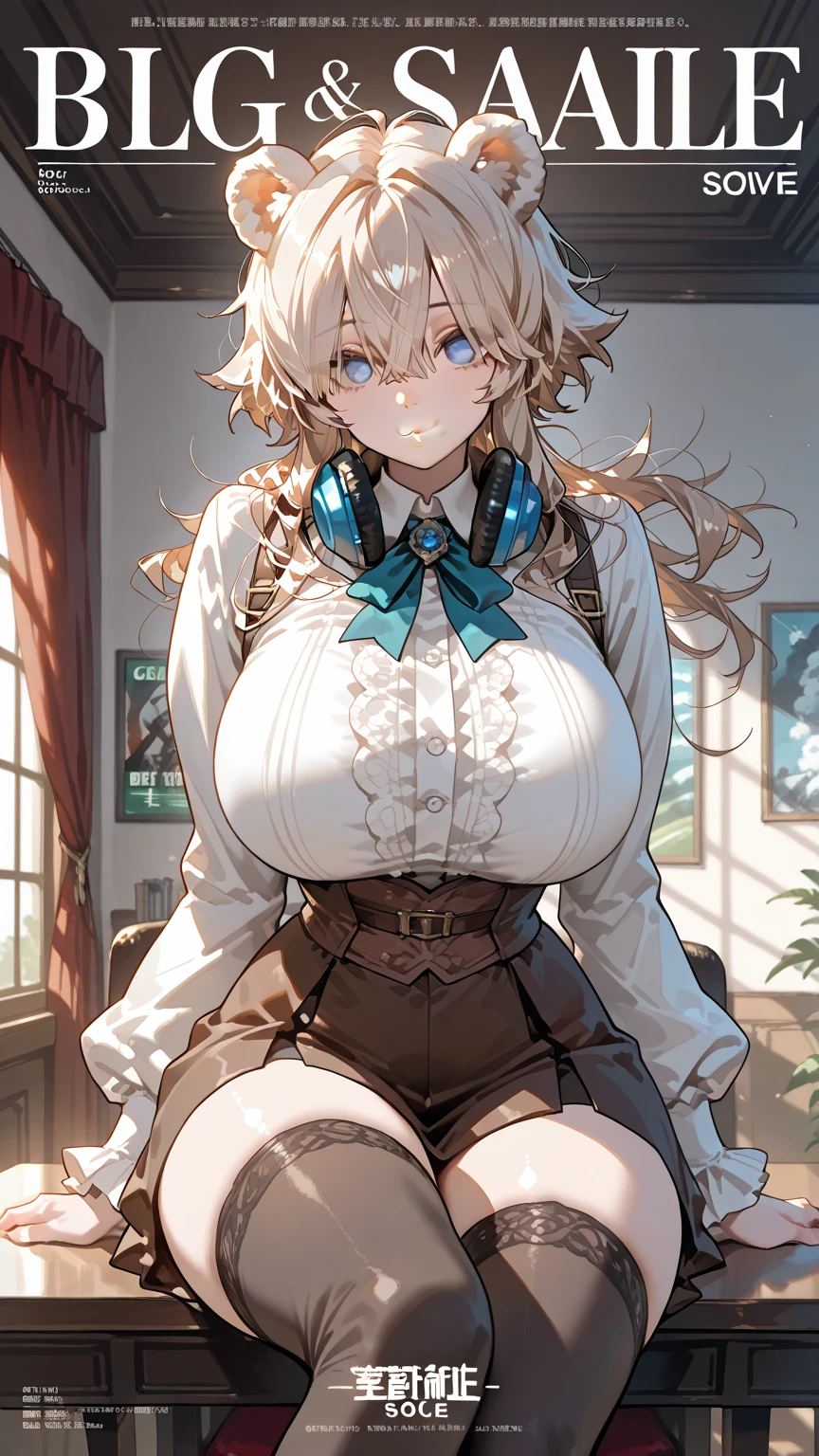 barbara，Genshin Impact，squatting on the ground，blonde hair, blue eyes, twintails, bangs, long hair, drill hair, blush, white headwear, hair ornament，tmasterpiece，The kinky  exposed  ，（Surreal breasttremely full breasts）），（（Super large）），Big breasts Thin waist，（（（Extremely large breasts））），seductiv，High detail，hyper qualit，high resolution，8K，8k smooth，(reality: 1.2)，(Highly realistic, Ultra-realistic, photograph realistic)，(Realism: 1.2)，Solo，(Perfect feminine curveig breasts:2)，(Huge breasts:2)，(gigantic cleavage breasts:2)，(Large breasts:2)，(Bare tits:1.4)，(chiseled abs : 1.1)，Nice strong legs，(Curvy:1.1)，Narrow waist，(gigantic hip:1)，(Thick thighs:1)，(Thick legs:1)