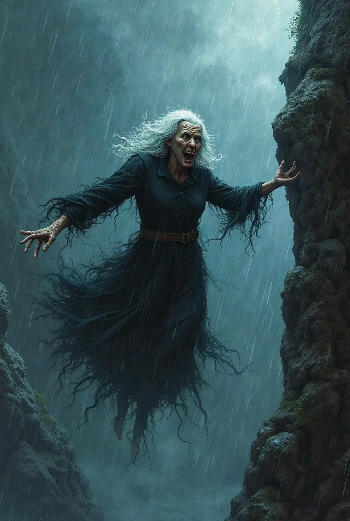 a photo of possessed witch,full body shot,cinematic,volumetric fog