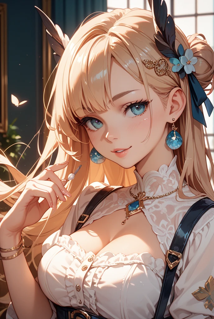 過去最高のmasterpiece、beautiful美しさ, 3D two-dimensional, rich, blonde, skirt, stockings, high heels, star、(Highly detailed CG Unity 8K wallpaper),(masterpiece), (最高quality), (Super detailed), (best work),(best shadow), (sharp eyeliner, eye shadow, fine eye:1.1), (超High resolution,realistic,最高quality,realistic),(8K,RAW photo,最高quality,star),mature woman、sensual curves、huge breasts、thighs、bubble、お尻のmasterpiece, 最高quality, Super detailed, full body shot, mature woman, beautiful mature woman, nightgown and underwear, enchanting smile, thick lips, Chubby lips, blush, looking at the viewer, provocative expression, beautifulhair型, cleavage, Plump、curvy hips、attractive face、sexy lingerie、an inviting gaze、Expression of emotions、Lewd underwear、(((erotic see-through lingerie set)))、Standing position、gorgeous accessories 、big breastsの女性, bare shoulders, 金色のhair, colored feather, metal ornaments, colored flowers, particle, light, (masterpiece, 最高quality, 最高quality, official art, beautiful and aesthetic:1.2), (1 girl:1.3), very detailed,(fractal art:1.1),(colorful:1.1)、(flowers:1.3),most detailed,(zentangle:1.2), (dynamic pose), (abstract background:1.3), (shiny skin), (lots of colors :1.4), ,(earrings:1.4), (feather:1.4),masterpiece, 最高quality, Super detailed, 30~40 years, full body shot, beautiful 、さまざまなhair型，gold headband，plump breasts，beautiful，greek clothing，Tulle covers the breasts，perfectly proportioned, detailed clothing details,marble，god statue，cinematic lighting, film grain, 8K, masterpiece, Super detailed, high detail, 高quality, High resolution,(((NSFW:1.2)))、exposed chest、Openwork decoration，(((see through dress)))、(((解剖学的に正しいbody))) , 最高quality, Super detailed, (((Lewd underwear)))、raise your butt, from below, (((R-18)))、thighs, big breasts, Are standing, cowboy shot, blush, (((1 girl))), (masterpiece:1.3), (High resolution), (8K), (very detailed), perfect face, Nice eye and face, (((最高quality))), (Super detailed), detailed face and eye, (alone), beautifuleye,(((sexy pose)))、(((整ったbig breasts)))、((beautiful eye))、luxury、(((超High resolution)))、(((detailed description)))、(((ぽっちゃりbody型)))、(((解剖学的構造に一致したbodyの部位)))、beautiful長いまつ毛、バランスのとれたbody型,2 feet、Just the right size for your legs and arms、Fishnet tights、glamorous、(((Clear white and black eye)))、lipstick、Sparkling、(Undistorted face, eye, body)、jewelry、gem、(長くカールしたbeautifulまつ毛)、(((バランス良いbeautiful胸)))、(transparent, Exquisite skin:1.2)、(((完璧なglamorousボディー)))、actress face、Super beautiful、Cute smile、Healing beauty、Flower shower、完璧なeye、realistic depiction、Super sexy、glossy、Glamorous、double eyelids、Good dark makeup、makeup、ぼやけていないeye , expensive_quality, expensive_solve, masterpiece*I wore, whitespace, colorful, 1 girl, alone, white_hair, prism hair, [pink|green] eye, gradient eye, multicolored eye, shine eye, shine, Sparkling, shine white particles, wind lift, full_body, Severe,