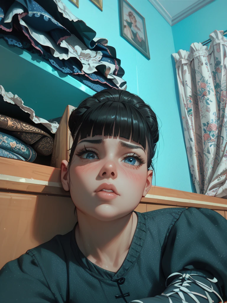 Cute middle two girl