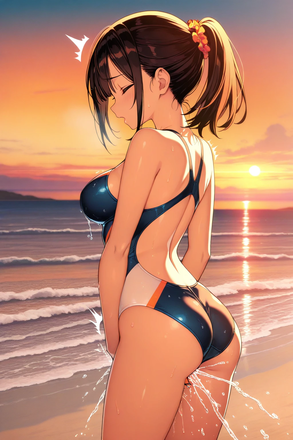 brown skinned girl ass in bikini