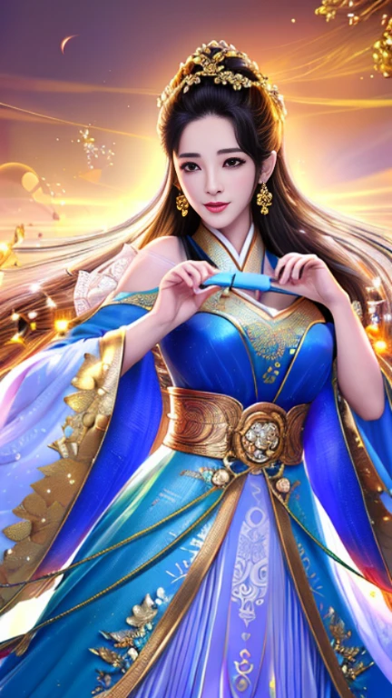 ((Highest quality)),(超High resolution),(Very detailed),(Detailed Description),((The best CG)),(masterpiece),Ultra-detailed art、(Highest quality、8k、32K、masterpiece)、(Realistic)、(Realistic:1.2)、(High resolution)、Very detailed、Very beautiful face and eyes、1 female、Tight waist、Delicate body、(Highest quality、Attention to detail、Rich skin detail)、(Highest quality、8k、Oil paints:1.2)、Very detailed、(Realistic、Realistic:1.37)、Bright colors、Full Body Shot