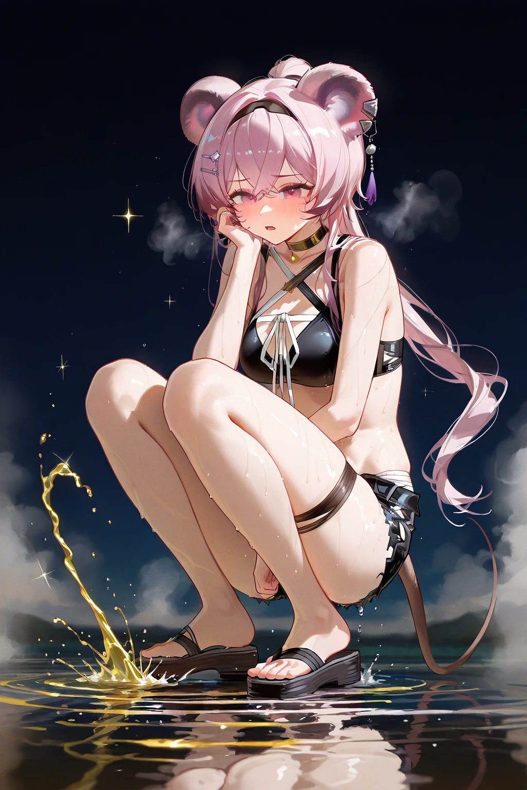 Ishtar was tied by tentacles,The worm sucks on the chest3,two longer legs,The barefoot,Emoji Panic 2,Tentacles tie hands,Tie the body
