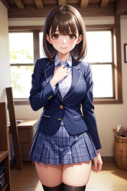 black hair,small,big breasts,blazer after face, light blue shirt, blue plaid skirt, Knee Socks,thighs,storehouse,Basement,
,,
.
、
,
、
.
,,,,
.
.
.
.
, ...
.
.
、,
,( masterpiece, best quality, high resolution, ultra high resolution, pixel perfect, depth of field, 4K, RTTX10.0),
、Anegasaki Nene, love plus、shiny brown short hair, beautiful brown eyes, smiling face, , (fine grain), , highly detailed face,, (masterpiece:1.2, best quality), ((only1 girl)), ((cowboy shot))