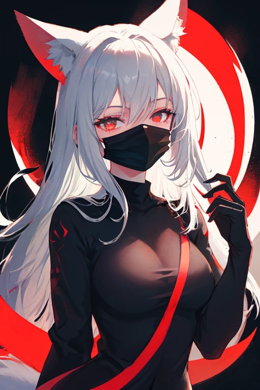 zero-two / Darling in the Franxx ] is wearing a mask, loish |, by Kamisaka Sekka, loish art style, a beautiful art illustration, digital art in pixiv, anime illustration, colorful illustration, supernatural art style, strange and dark art style, trend anime art, digital anime illustration, tumblr, by Yanagawa Nobusada