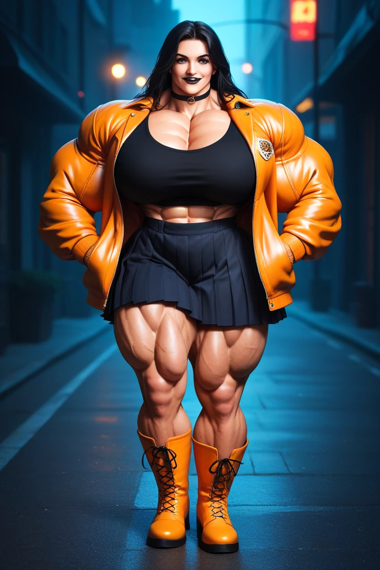 , (muscular female:1.1),hoodie,muscular thighs
masterpiece, best quality, extremely detailed face, perfect lighting, extremely detailed CG,open mouth,bus stop, pantyhose