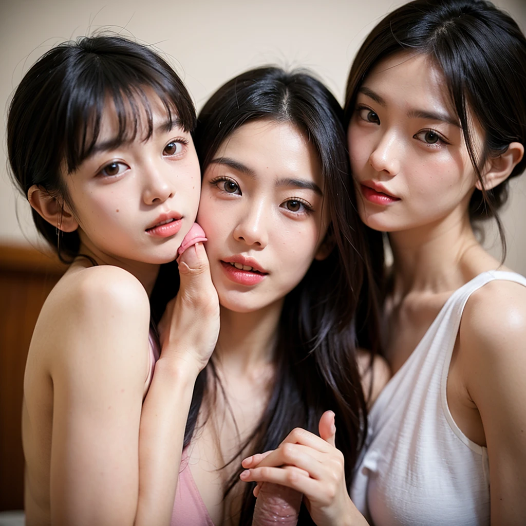 Two beautiful girls are kissing