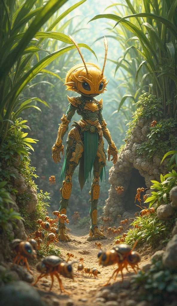 The little ant kingdom is ruled by the ant fonton - SeaArt AI