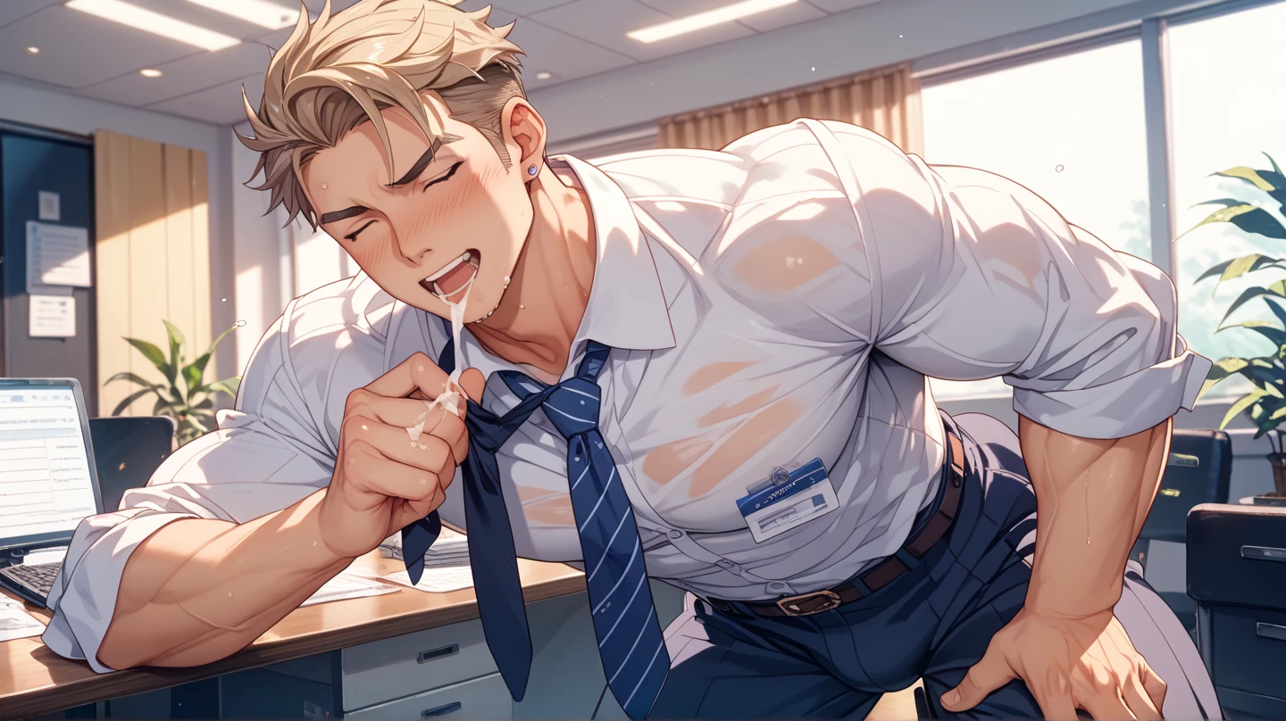 vane /(granblue fantasy/)、muste piece, ,NSFW,best quality,male,solo,beautiful detailed skin、Glittering oiled skin,blush、(white shirt, black vest,detailed face,blush,Panting、泣いている,orgasm:1.2), complicated and elegant、sexy、 Strong muscles、spread legs,(anal,penis,sex,projectile cum,semen,:1.3),kitchen
,lying