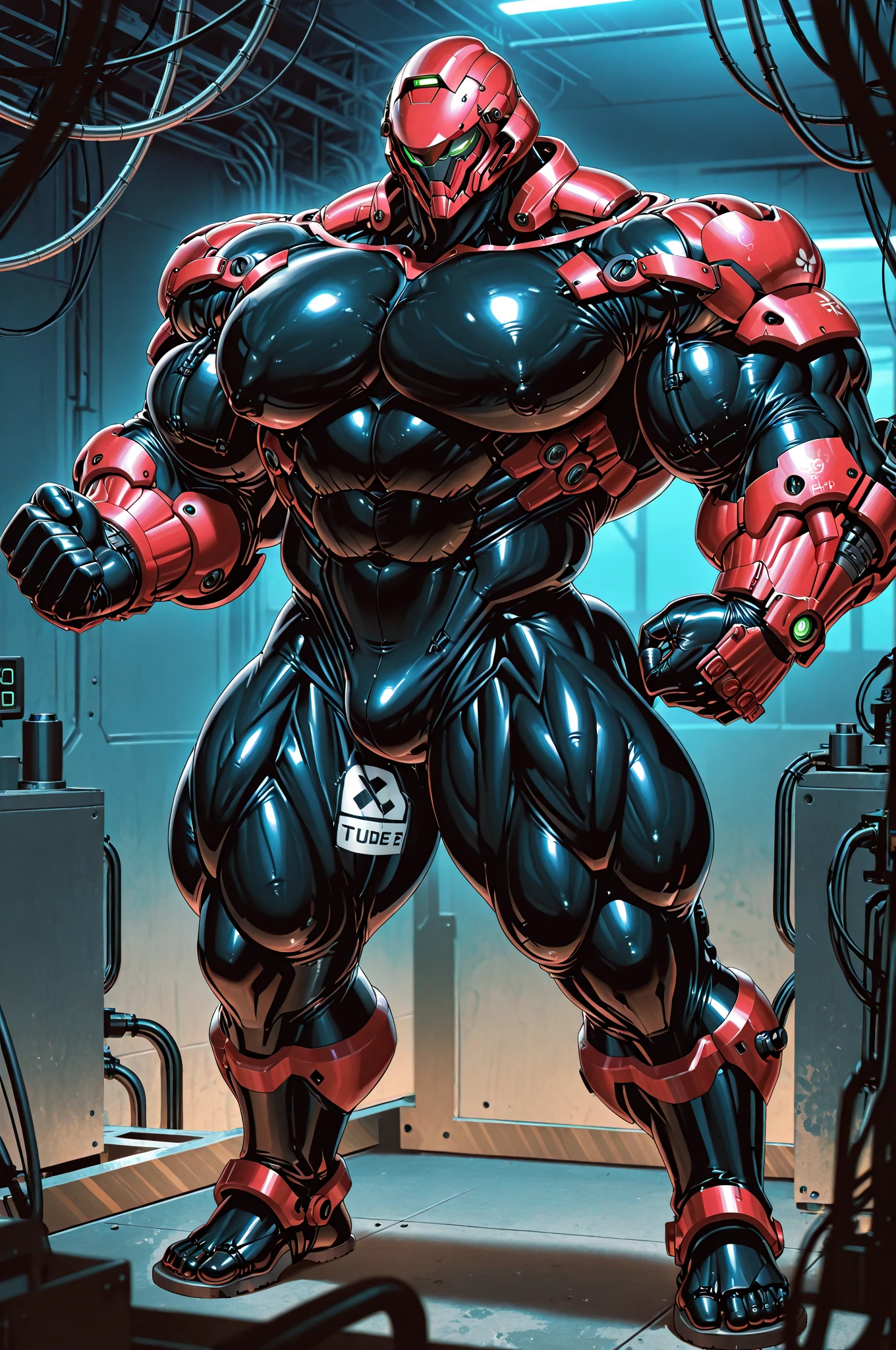 Drones take a man and convert him into another obedient brainwashed faceless black rubber drone covered in shiny black rubber from head to toe, repeating mantras, "It is a drone. A drone must obey. It is a drone. A drone must comply. It is a drone. A drone must serve. This drone must obey. This drone must comply. This drone must serve. It is a drone. Integration complete. Assimilation complete. Connecting to network. This drone is online. Awaiting orders." Nullified round polished black rubber head. Nullified crotch bulge covered in shiny black latex all over. Hyper muscles. Big biceps. Big triceps. Broad shoulders. Big traps. Huge delts. Massive pectorals. Brainwashing. Drone assimilation. Collective. hive mind. Integration. Hypnosis. Hypnotized. Programmed. Hyper bulge. Massive null bulge. Man to drone. Drone transformation. Programming. Hypnosis. Voice modulator included to make him sound monotone all the time. Brainwashed. Brainwashing. Conversion. Assimilated. No face. No eyes. No free will. Standing in rank and file with fellow drones.
