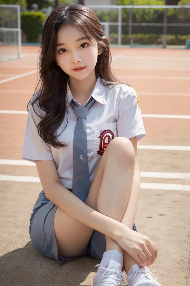 Wearing junior high school