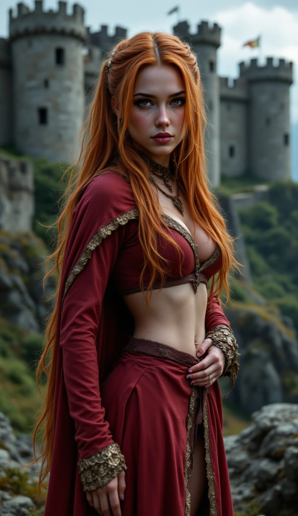 master part, Alayne Pedra, mulher linda, Rainha, Rainha Dama, Senhora de Winterfell, Feiticeira do Norte, e Sansa Stark, a Senhora de fato do Eyrie, 20 anos, she is a mature and grown up lady now, Senhora madura bonita, A Rainha, milf beleza, rainha madura, best quality, um pequeno, mole perfectly visible on her large chest, uma mulher cativante, corpo totalmente maduro, rainha lasciva, looking seductive, unparalleled beauty, Wonderful breasts, seios grandes, erotic nude, A close-up of a woman from the Middle Ages, Sansa Stark, Chance, lembra Sophie Turner, Sophie Turner, Cena de "A Guerra do Trono," clivagem profunda, princesa guerreira, healthy body, corpo grosso perfeito, Figura atraente, corpo carnudo, estilo de "A Guerra do Trono," Senhora bonita, Beautiful woman, roupas medievais, mulher deslumbrante, 8k, detalhes insanos, joias, Rosto redondo, cabelo perfeito, cabelo penteado, perfect hands, perfect fingers, olhos perfeitos