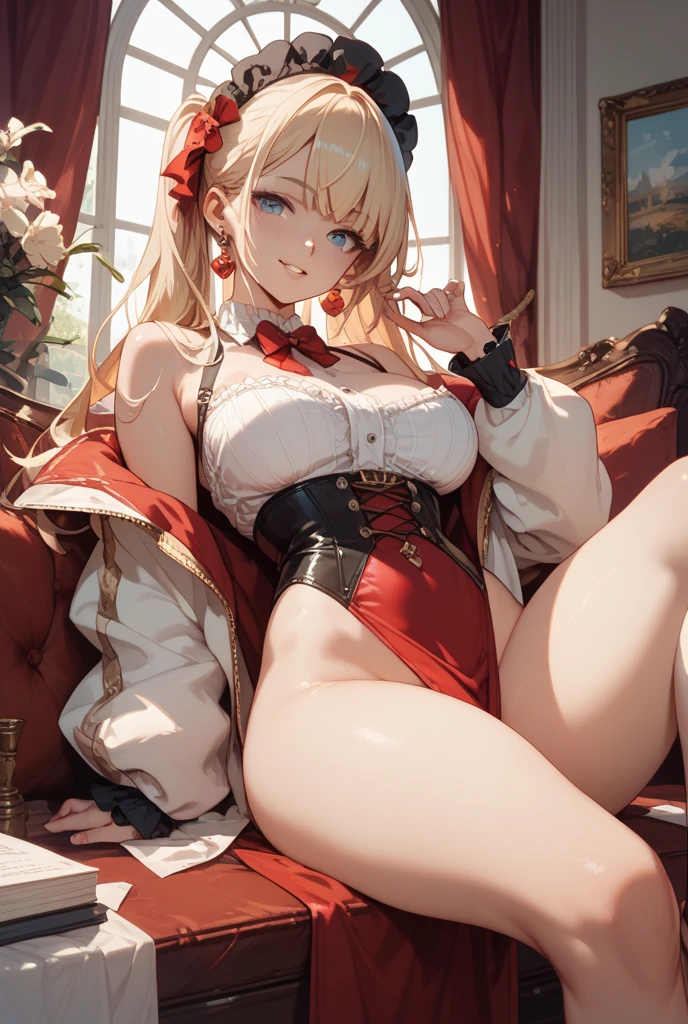(top-quality,High resolution,(Ultra high definition,4K), (超A high resolution,in 8K),masutepiece:1.2), (Perfect Anatomy,Anatomically accurate), (Photorealistic), (Angle from below), (Soft lighting, 光线追踪), (((Sitting on a sofa in the lobby of a luxury hotel, Stretch your legs up and show your butt)), (1 Cute High School Girl), High-definition beauty face, (santa claus), Cute panties, ((Cosplay costumes)), (Crisp double eyelids), (fascinated expression), (Large breasts:1.3),(Soft skin), (Glowing skin)