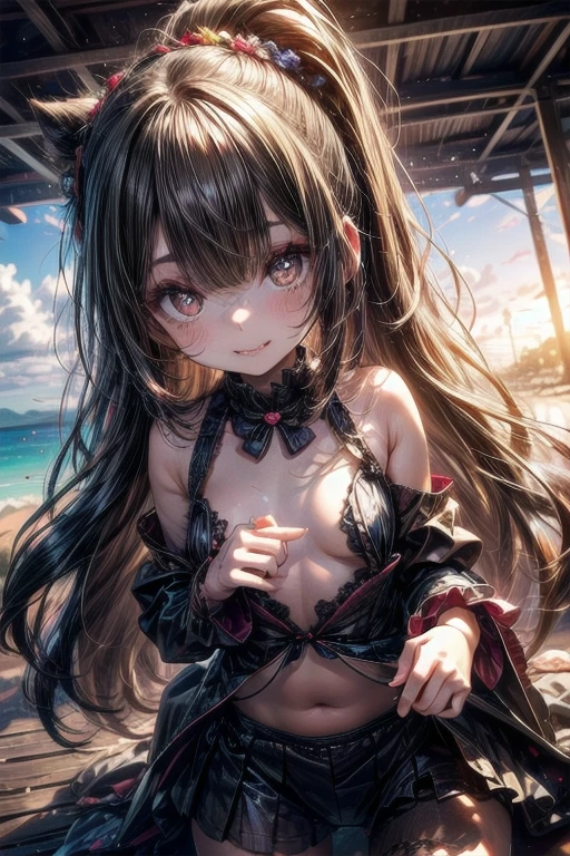 Yeah, Yeah-pillow, heart, almohada rosa nekomiya,pelo negro, orejas de gato,red eYeah, small breasts, ROMPER, solo ((1 chica junkotvvxl)), mejor calidad, obra maestra, ultra detallado, Alta calidad,buena calidad, junkotvvxl,(obra maestra,high resolution, ultra detallado,8K,16k),mirar al espectador,((orejas de gato)), ((ojos rojos)), ((chica neko)),