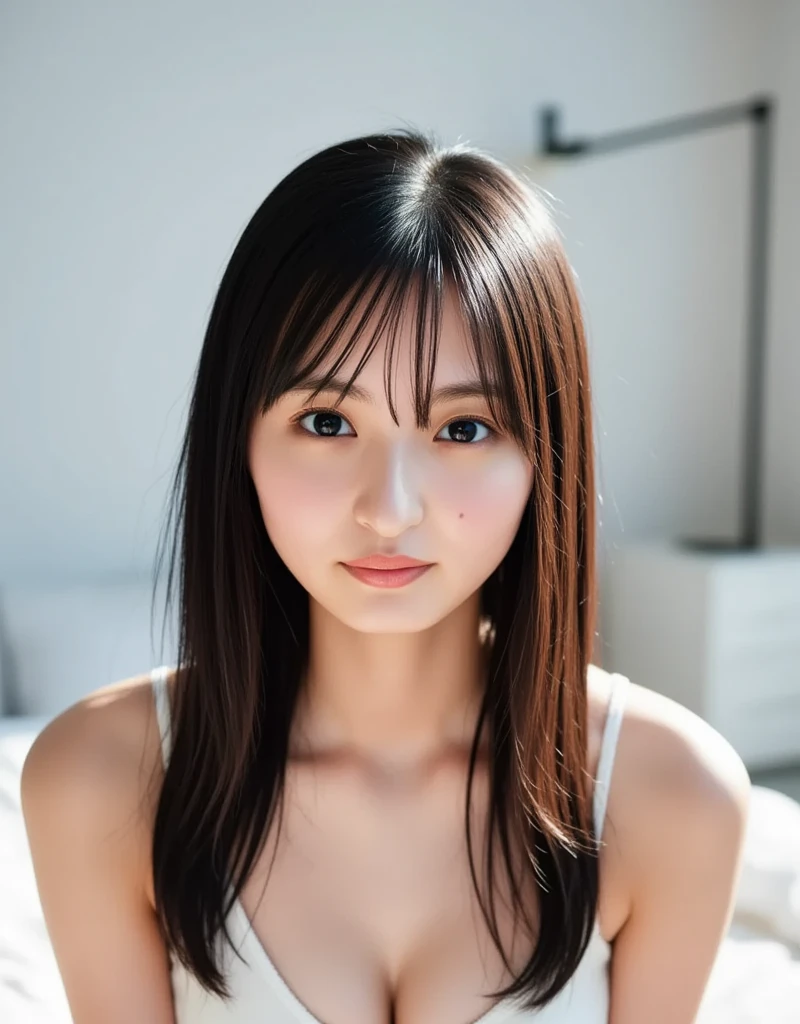 a closeup, masterpiece, top-quality, FULL ANATOMY、Raw foto, Photorealsitic, faces, unbelievable Ridiculous, beautiful a girl, cute little, shorth hair、depth of fields, hight resolution, ultra-detailliert, finely detail, ighly detailed, extremely detailed eye and face, Realistic pupils, foco nítido, Cinematic lighting、flat breast、tiny chest、small tits、(Petite bust:1.2)、Petite bust、 (Slimed、small tit、flat boobs、small tit)、 a 20 yo woman、Sexual facial expressions、sexy pose、 Wet body、Blushing、Sweating、Very embarrassed look、yawns、The face is bright red、High School Girl black leotard and beige seamless pantyhose、Very detailed 8k wallpaper、Show me your whole body、Plump swimwear、is standing、Classroom、depth of fields、Bokeh in the background、Hairstyle with bangs、beige seamless pantyhose、black one-piece leotard、Kuikomi、Wearing a black leotard、crotch open、full body Esbian、