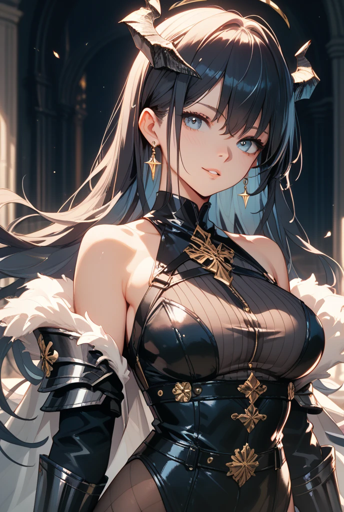 Beautiful woman,human portrait、8k,Slender beautiful eyes,Tyndall effect、masterpiece, 最high quality, high quality, high resolution、Very detailed photos、(Natural skin texture、delicate skin、Surrealism、Super sharp)、High Detail Skin、(Very detailed、delicate skin texture、Intricate details、Pretty Face、(Lifelike face)、Realistic eyes、Beautiful and delicate eyes、Real skin、beautiful skin、Large Breasts、G cup、Glamorous、Glowing skin、Oily muscles、Knit Dress、squat、Surreal、Very detailed、Golden Ratio、with smiling eyes、((Night moonlight background))、human portrait,((Huge breasts)),Grooves reveal original skin