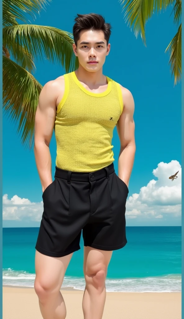 Tom Holland wearing thongs in a birthday day party 