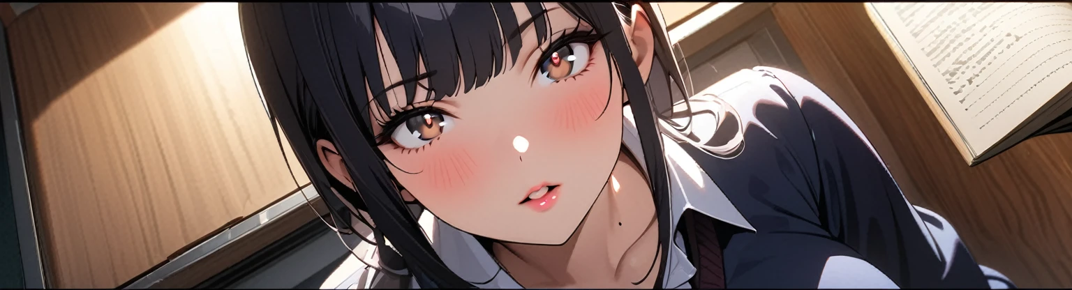 (Perfect Anatomy)、Mastepiece、Ultra High Quality、 8k、masterpiece、Highest quality、Ultra-high resolution、Maximum resolution、Very detailed、Professional Lighting、anime、Adult female、thin、so beautiful、Highly detailed eye、Highly detailed face、Black Hair,、Pink eyes, , Braiding、Straight bangs、Miko costume、Shrine maiden costume、Shrine maiden costume、Random Pause、Shrine maiden's head ornament、Kamiru bell
