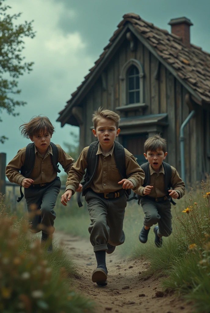Boys escaping from boys-only school