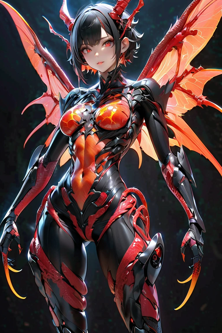 Mechanical limbs Slime body Mechanical wings Female Horned Tentacled