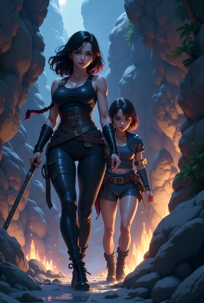 Beautiful women fighting in the mud