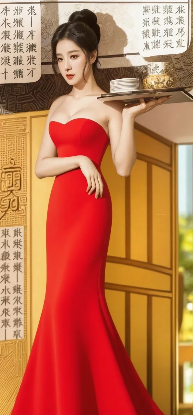 a picture of a woman winning chess game, a beautiful woman ((full body shot: 1.5)), ((anatomically correct: 1.5)) (ultra detailed face: 1.4), dynamic skin complexion, dynamic hair style, dynamic hair color, winning a chess game at chess tournament, she is dressed in elegant dress, intricate dress, dynamic color dress, dynamic style dress, wearing high heels, a look of satisfaction, a look of victory, a look of overcoming great obstacle, chess tournament background,  vibrant, Ultra-high resolution, High Contrast, (masterpiece:1.5), highest quality, Best aesthetics), best details, best quality, highres, 16k, [ultra detailed], masterpiece, best quality, (extremely detailed), Cinematic Hollywood Film style