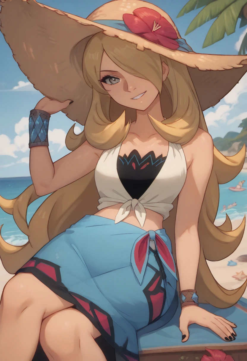 Beautiful 1girl, full body, teenager, solo, (very long waist length blonde hair, straight blonde hair: 1.28), ((light blue eyes)), clear skin, (large darker fox ears: 1.35), pale skin, medium breasts, cleavage, (thin hips, thin waist , athletic body: 1.25), background, looking away,, revealing clothes, (wearing only a bikini: 1.5), (groping chest: 1.37), (sandy beach, kneeling in sand: 1.15), 4k textures, soft light, elegant, highly detailed, sharp focus, soothing tones,