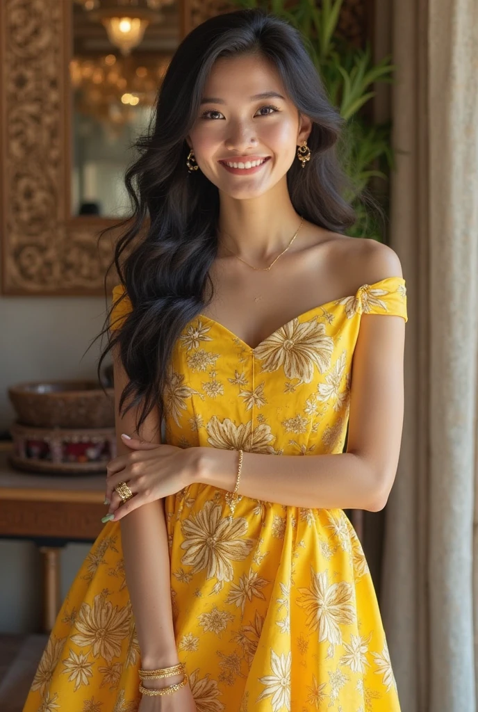 8hair, Highest quality, Very detailed:1.37), Eliana, ((18 years)), ((Large Breasts:1.3)),Beautiful Asian Girl, (Sahara), ((平坦なsand漠の風景)), (Expressway), ((Cactus)), (木だhairに雪が降る), (sand), (sand漠のsand), ((Evening Light)), Beautiful luxury floral yellow sundress, ((Elegant yellow dress)), 高解像度の画像はVery detailedなリアリズムを捉えます, highlighting Eliana's determined expression, Sharp Eye, and a confident attitude, Increase the credibility and importance of your images. This visually strihairing representation showcases Eliana's strength and dedication as a Beauty, cute hairnees, Cactus, Beautiful Smile 1:2, ((Detailed face)), ((Perfect figure)), ((詳細なhair)), ((Detailed dress)), hair, Noval Screening, Stylish pose