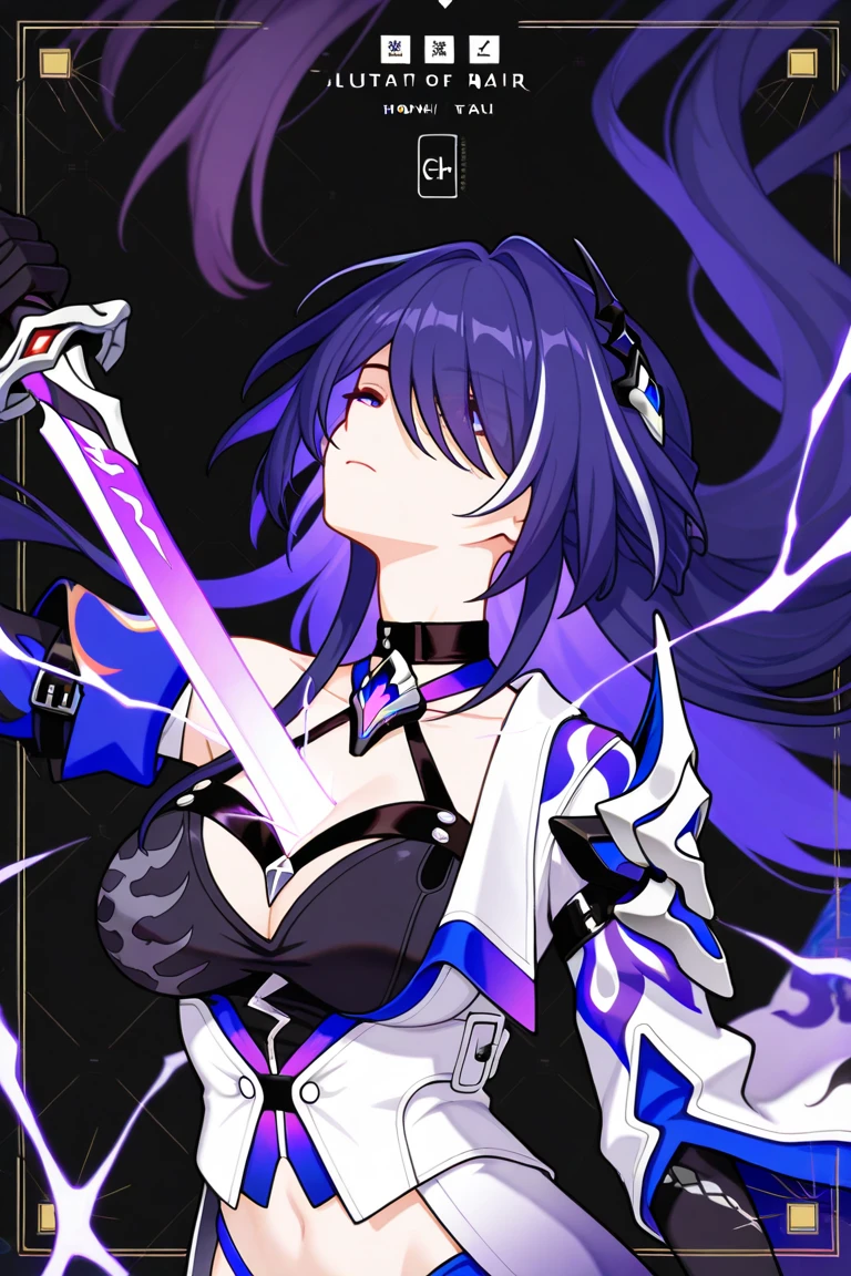 masterpiece, best quality,((ultra-detailed)), (illustration), ((an extremely delicate and beautiful)),dynamic angle,floating, (beautiful detailed eyes),(bright eyes) ,(detailed light),solo,
1girl, armor, aurora, black_hair, breasts, cleavage, cloud, constellation, crescent_moon, earth_\(planet\), full_moon, galaxy, gauntlets, gradient_sky, holding, holding_weapon, light_particles, long_hair, medium_breasts, milky_way, moon, moonlight, night, night_sky, planet, purple_eyes, purple_sky, shooting_star, shoulder_armor, sky, skyline, solo, space, star_\(sky\), star_\(symbol\), starry_background, starry_sky, starry_sky_print, tanabata, tanzaku, vambraces, very_long_hair, weapon