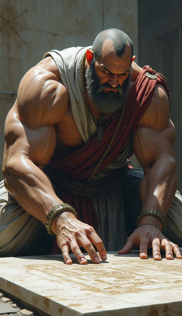 A ntr fat
guy black man with iron gauntlets fighting an old man to win His obsidian egg back
