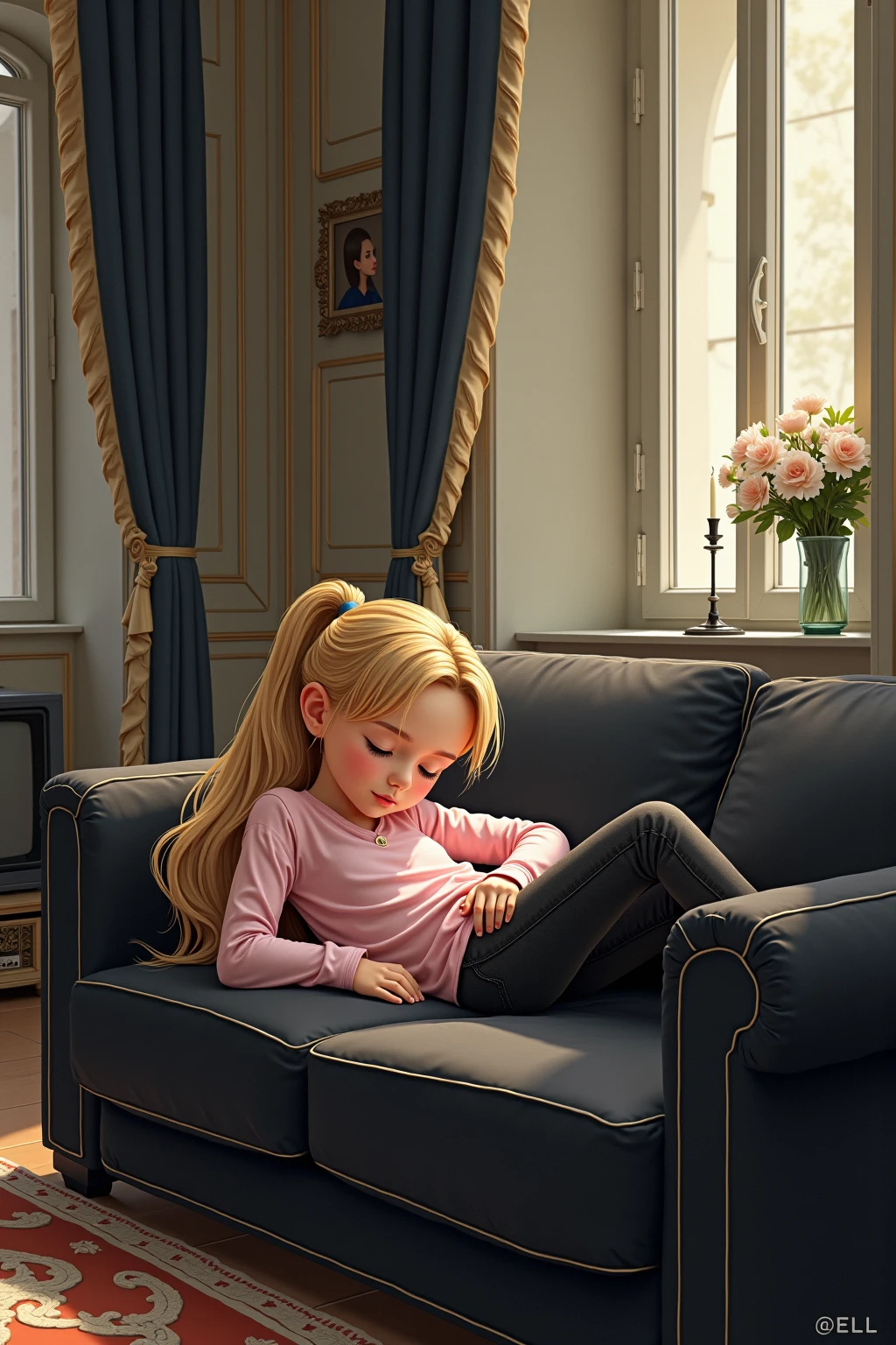 small loli，No hairy，Vaginal thrust by