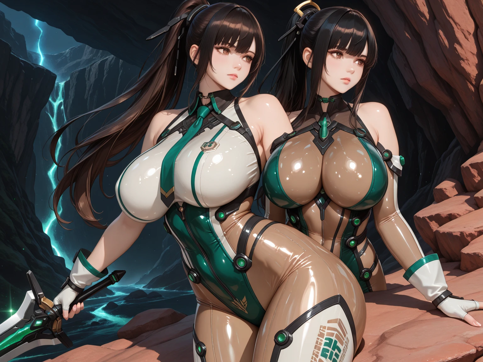 Masterpiece(woman,Huge breasts,Huge breasts:1.4, (Huge breasts:1.8),とても唇が赤いHuge breastsを強調,Big Ass,Narrow waist,Long legs,Greenish blue eyes ) 8Kミュージシャン:1.3 8K飛び散る汗:1.4 8K(((Naughty expression))) 8K(((Stick out your tongue a little))) 8K(((Gal))) 8K(((Staring at me))) 8((K(((Anime Style,A sloppy smile,What we are looking for,Face mischievous face,The facial expression is accurate:1.3))))) 8K(((Anime Style,The facial expression is accurate))) 8K(((((Wearing sexy clothes:1.5))))) 8K(((Music Festival)))
8K(((((woman, Chinese style, Long blonde hair, cyber punk, old clothes, High resolution, Mecha, whole body:1.5)))),8K(((((snake:1.1))))