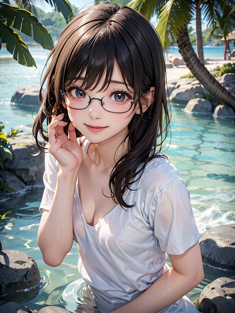(RAW Photos:1.2), (Realistic), Beautiful detailed girl, Very detailed eyes and face, Beautiful and detailed, Large file size, High resolution, Very detailed, highest quality, [Tabletop:1.6], shape, Very detailed, The finer details, highest quality, 8k wallpaper, Cinema Lighting,15-year-old female junior high school student, Group photo at the inn&#39;s hot spring, Are standing, naked, There is no top, No clothes,  I see your white pants, Posing while taking a bath, off, Nipples are visible, I see your white pants, sounds like fun, Slender body, Young Face, Immature body, Panties only, Enter the hot spring, Exposed nipples, (((nsfw)))
