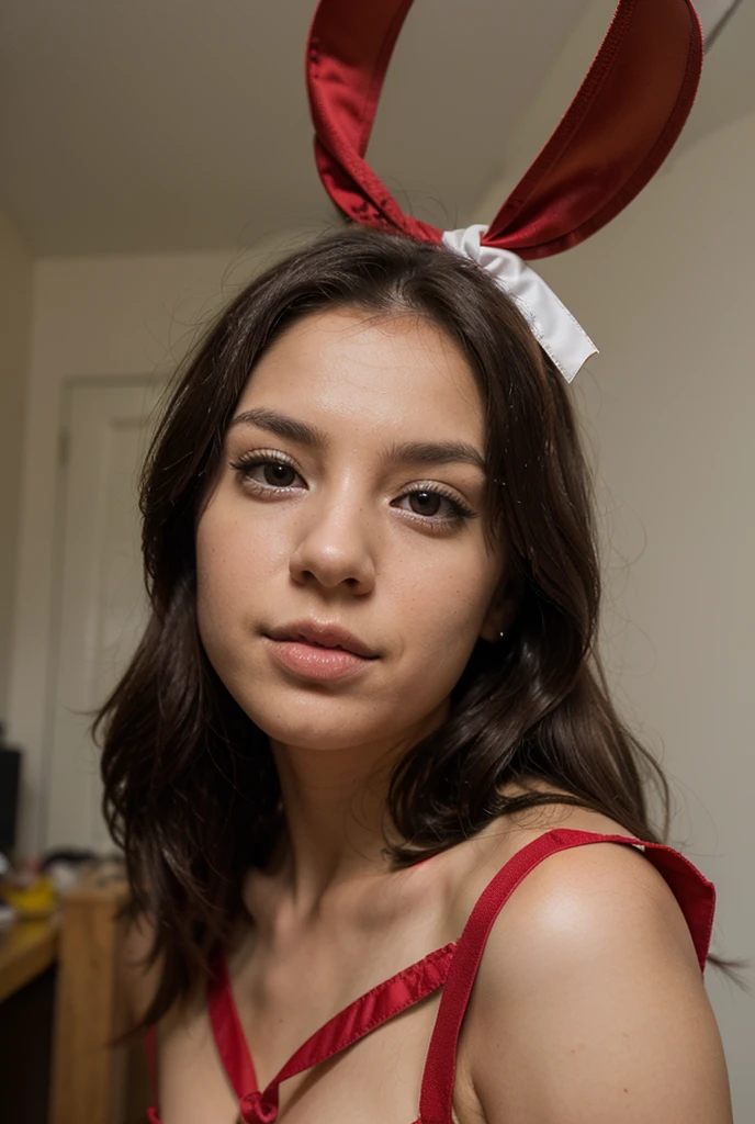 A red bunny